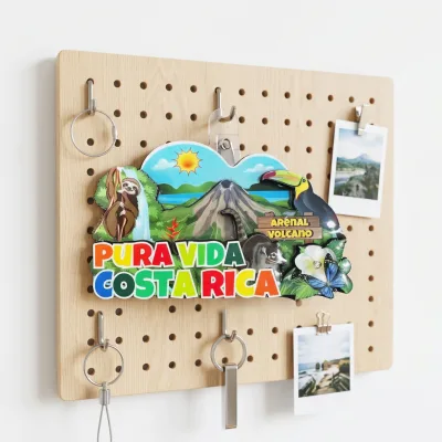 3D Acrylic Fridge Magnet for the Souvenirs, Customized Design Printing and logo or City Name in Different Layers