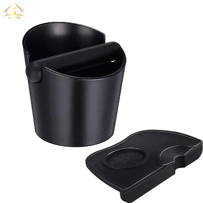 Espresso Knock Box Silicone Coffee Tamper Mat Espresso Machine Accessories Set of 2