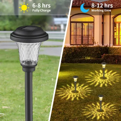 Solar Panel Garden Decoration outdoors Landscape Light Projected LED Solar Lawn Light