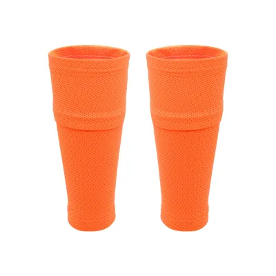 Soccer Shin Guards Sleeves Flexible Shin Guard Leg Performance Support Polyester Shin Guard Sleeve Holder With Pocket