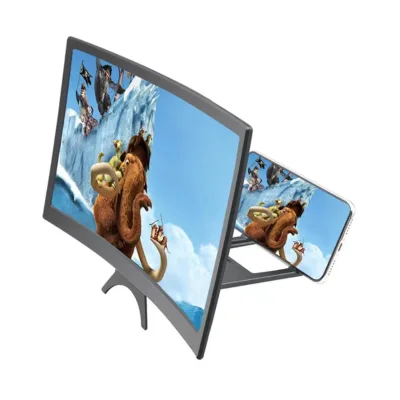 Factory Hot Sale OEM 12-inch Cell Phone HD Stereo Screen Amplifier 3D Cell Phone Screen Magnifying Mirror Stand Wholesale
