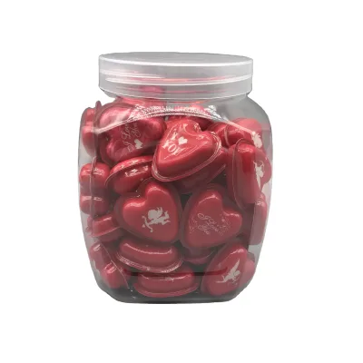 love Heart Soft Sweet Candy Packing Bottle Fruit Jam Stuffed in Bulk Fruity Factory Goma De Mascar Children's Snacks