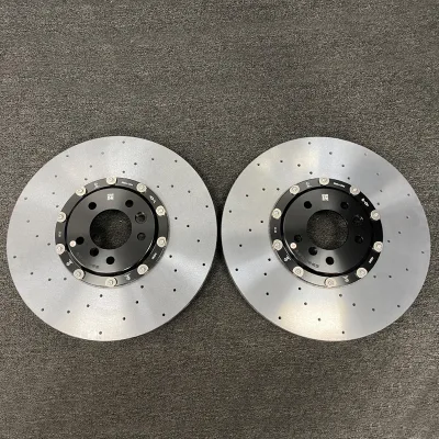 Replacement High Performance Front Rear C/SiC Carbon Ceramic Brake Disc 355-440MM Volkswagen CC Polo Golf GTI for Touareg R