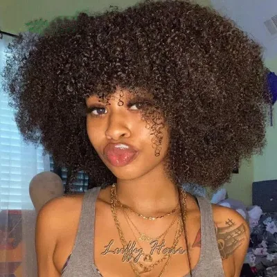 Fringe Curly Bob Human Hair Wig Jerry Curly Lace Front Wig Human 100 Percent Human Hair Wigs African Black Women