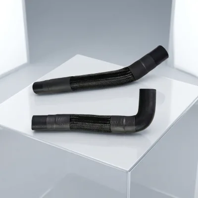 EPDM Hose Cutting Bent Cooling Hose Aging Resistant Fiber Braid Reinforced 100-110C for Heavy Machinery Radiator Assembly