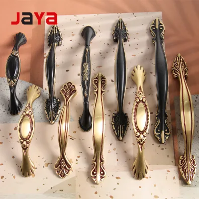 Hot Sale Long Wardrobe Cupboard Closet Copper Pull Antique Brass Cabinet Handles and Door Knob