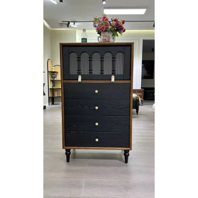 Solid Colorful Wood Dresser Versatile Storage Cabinet for Bedroom & Entryway General Use Home Furniture Living Room Furniture
