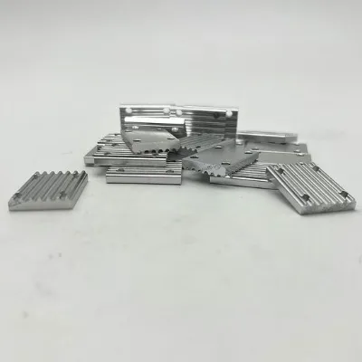 8M timing belt clamping plates/connectors for 2GT, S2M, S3M, S5M, S8M, 2M, 3M, and 5M timing belts.