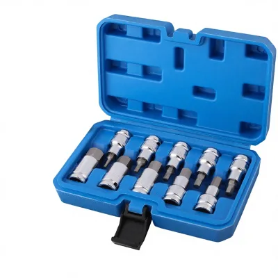 Internal Hexagon Socket Set 1/2 Inch Drive T30 T40 T50 Star-shaped M-type Bit Large Flying Socket Tool Head for Car Repair Home