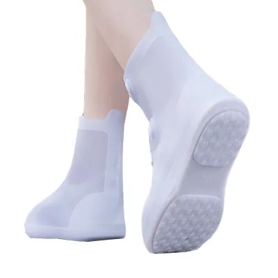 Plastic Hot Protector Anti Slip Waterproof PVC Long Shoe Cover Rain Shoe