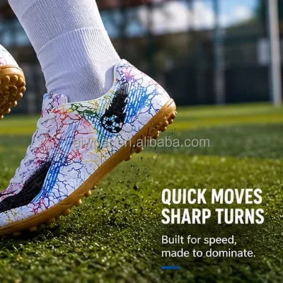 OEM ODM Factory Manufacture Customized Unisex Soccer Wear Football Shoe Playing Training Outdoor Footwear