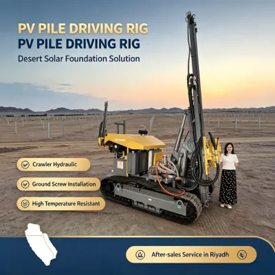 APCOM Solar PV Post Driver for Desert Solar Project
