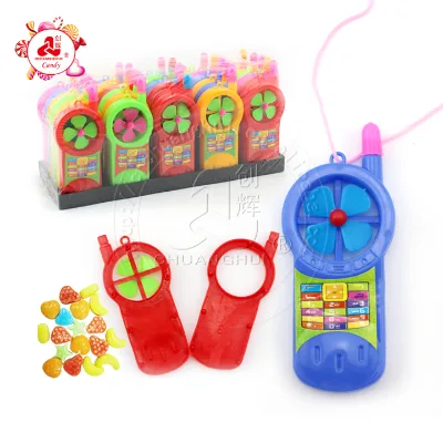 Mini Toy Windmill Mobile Phone with Fan Toy Candy