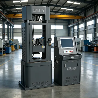 Servo Hydraulic UTM WAW Series Six-Column Dual Space ISO ASTM 100-2000KN