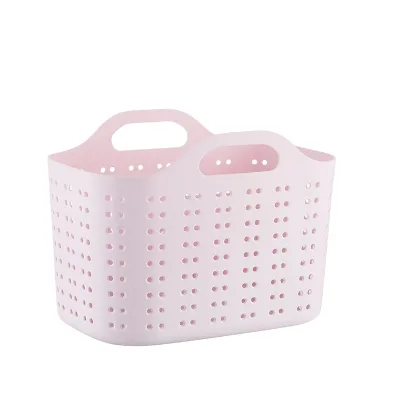 Wash Storage Baskets Shopping Basket Home Storage Plastic Bath Basket Kitchen Container
