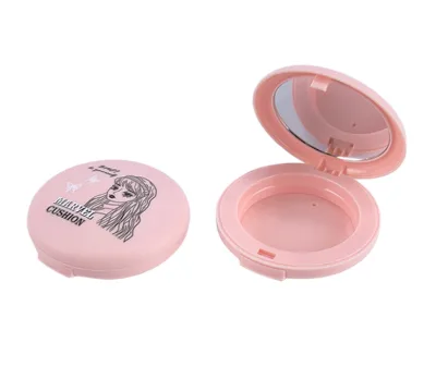 55 mm Pink & Cute 3D-Printed ABS Plastic Shells Flip Top Cap for Single-Color Powder Compacts & Blush Boxes for Cosmetics