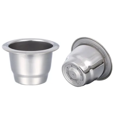 New Product Ideas 2023 Reusable Espresso Capsules Refillable Coffee Pods Stainless Steel Cups Filters