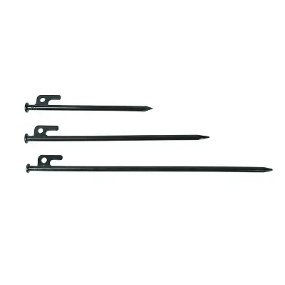 Tent Stakes Heavy Duty, 12-Inch Camping Stakes, Forged Steel Tent Pegs