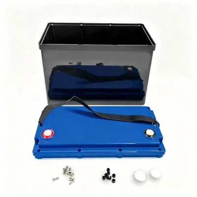 New Model ES12-100G Screw-Sealed Battery Case 12V 100AH Detachable ABS Enclosure (330*170*215mm) for Custom Lithium Pack