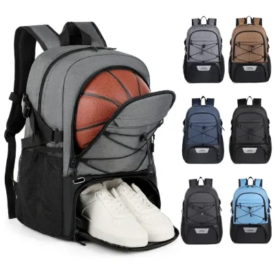 Basketball Backpack,Large Basketball Bag With Shoe and Ball Compartments,Basketball/volleyball Soccer Backpack