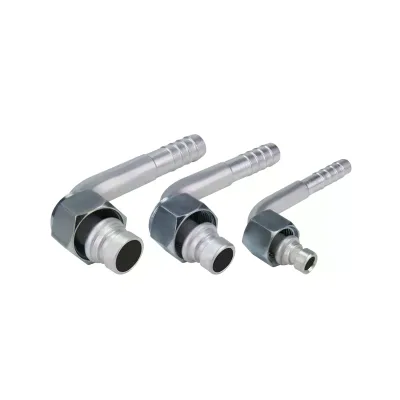 #6 #8 #10 Barb Fitting Elbow 90 Degree O-Ring Female M16x15 M22x15 M24x15 Nut AC Air Conditioner Fittings