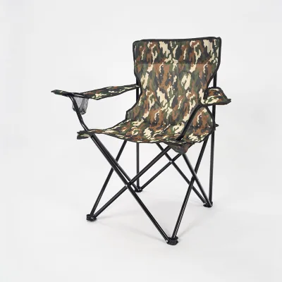 Modern Design Indoor/Outdoor Furniture Metal Frame Beach Chair with Cup Holder for Outdoor Camping