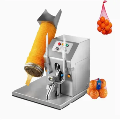 Mesh Bag Industry Netting Fruit Vegetables Clipping Automatic Packing Net Machine