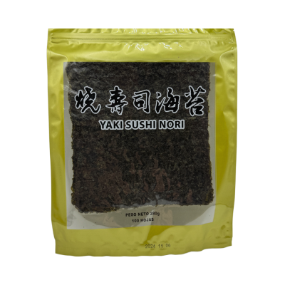 Organic Roasted Sushi Nori Seaweed in Bulk Dried Yaki Sushi Nori for Restaurant Use Japan Food Packaged in Bag
