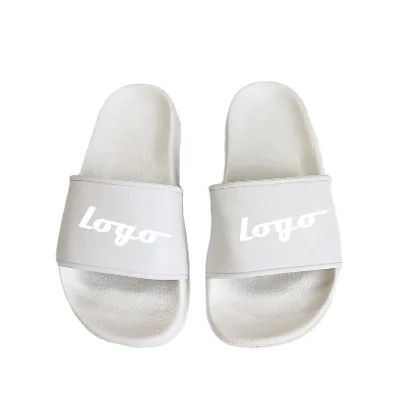 Wholesale Solid Colour Non Slip Fashion Beach Slipper Outdoor Pvc Slides Sandals Comfortable Soft Sole Fast Delivery Kids