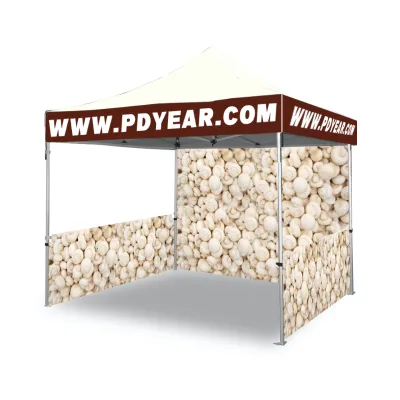 PDYEAR Custom Aluminum Display Folding Marquee Tents 10x10 Design Waterproof Fire Retardant Logo Print for Promotional