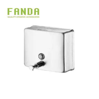 Modern Design Stainless Steel Hand Soap Dispenser Factory-Replaced Valve for Industrial Plants