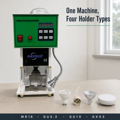 DSHH GU5.3 Wire Punching & Pressing Machine for Led Bulb Production AC 220V 55x50x68cm
