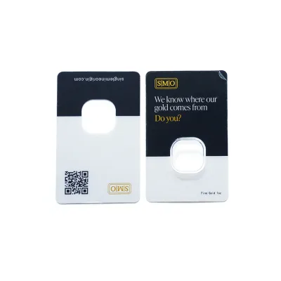 Customize Gold/Silver Bar Packaging Sleeve Blister