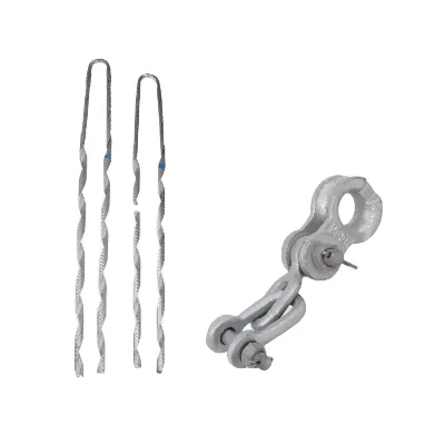 Pre-twisted Tension Clamps Wire Protection Hot-Dip Galvanized Aluminum Alloy UT NUT-3 Power Fittings