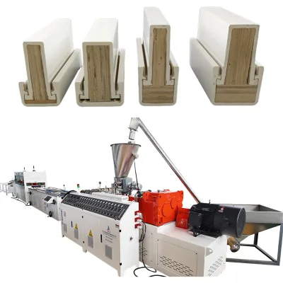 WPC UPVC Door Frame Extrusion Machine Motor for High Productivity Filament/Wire Pelletizing Indoor/Outdoor Wood Plastic