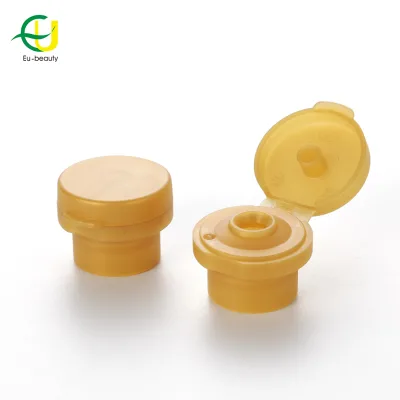 Wholesale Customin High Quality 15/410 Plastic Smooth Screw Flip Top Lid Plastic Custom Flip Top Cap
