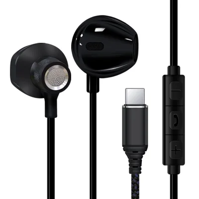 Dairle C29 Type-C Wired Semi-In-Ear Earphones 14mm Dynamic Driver TPE Material Private Mold for Comfortable Wear Steady