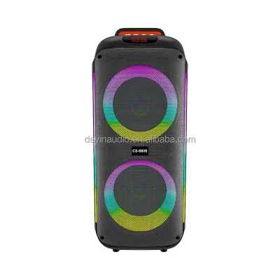 Worthy Mini Portable Bluetooth Karaoke Speaker with Wireless Microphone and Colorful Lights for Kids Adults Metal Active RGB