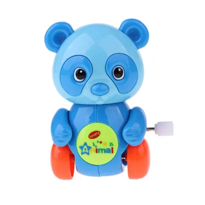 Lovely Plastic Clockwork Cartoon Animals Figures Wind up Toy Panda