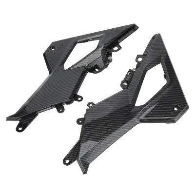 Motorcycle Rear Side Cover MSX125 Carbon Fiber Pattern Fairings Kit Parts for Honda  MSX125