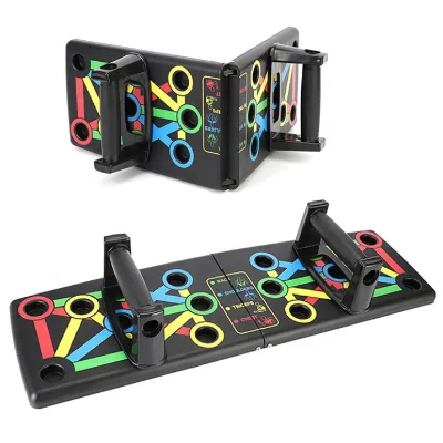 Adjustable Bodybuilding Muscle Exercise Foldable Parallel Push up Board