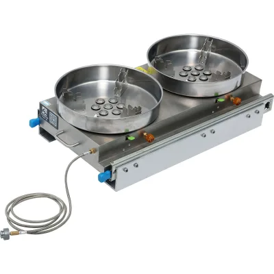 Drawing Type Cooking Appliance Double Gas Burner
