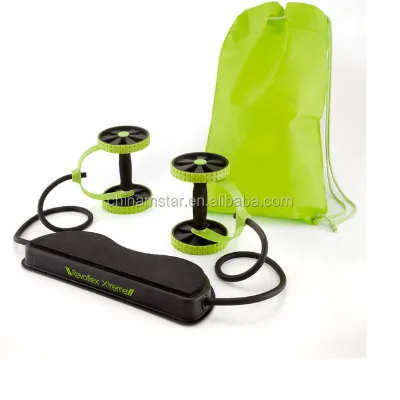 Mstar XJJ-RX1000 Revoflex Xtreme AB Wheel Resistance Trainer Band EVA Material Adjustable NR 68-300CM Full-Body Workout Sports