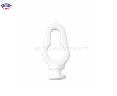 High Quality Plastic Ripple Fold Single Hook Compatible with Ripple Fold Curtain Tracks