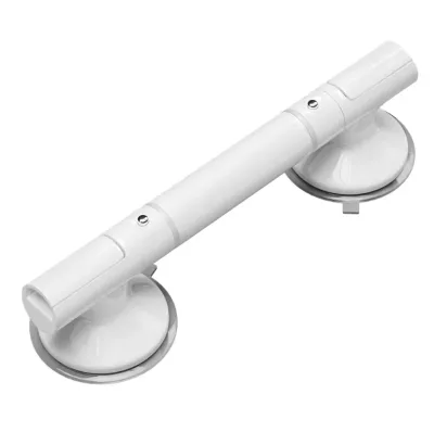 45cm Grab Bar for Bathtub With Strong Suction Cup Grab Bar Bathroom Safety Grab Bar for Old People White