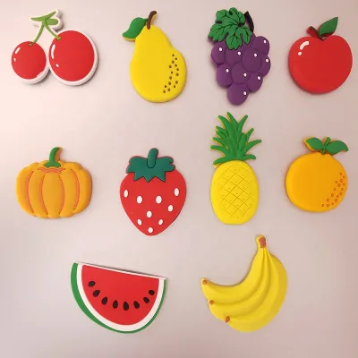 Custom Logo Refrigerator Magnet Novelty Fridge Blank Sticker Magnetic Style Shape Wholesale Customized Refrigerator Magnet