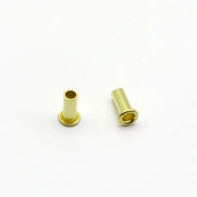 Brass Eyelets Tubular Hollow Rivets with High Quality 2.5*6.5