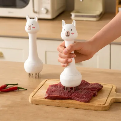 Cartoon Alpaca Style Stainless Steel Meat Tenderizer  Kitchen Tool for Beef and Pork