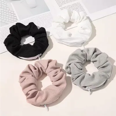Hot Selling Pocket Scrunchies Secret Pocket Scrunchies Designer Hair Accessories