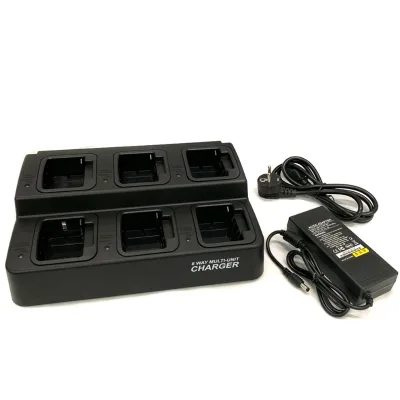 hotsale 6 ways charger for Yaesu Vetex walkie talkie VX231 VX261 VX264 VX351 VX354 VX451